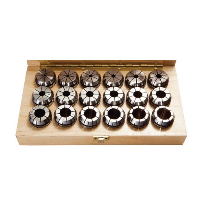 ER32 COLLET SET Ø 3-20 IN CASE (18 pcs) - KORLOY ER32 (SET)